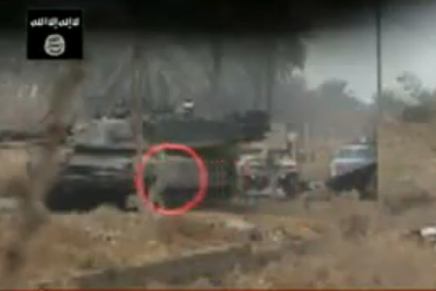 soldado hombre invisible en Irak